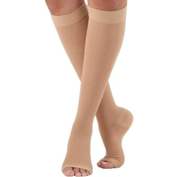 1 пара Поддерживающих чулок ниже колена, Компрессионный носок для циркуляции при Варикозном расширении вен