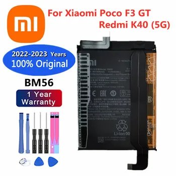 100% Новый Оригинальный Аккумулятор Xiaomi BM56 Для Xiaomi POCO F3 GT Redmi K40 5G BM56 Высококачественный Аккумулятор Мобильного Телефона Bateria 5065mAh