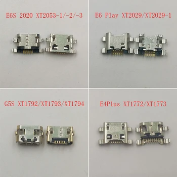 100ШТ Зарядка через USB Разъем Зарядного Устройства Док-порт Для Motorola Moto E6S XT2053-2/G5S XT1793 XT1794/E6 Play XT2029/E4Plus XT1773