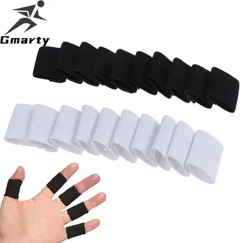 10шт эластичных спортивных накладок на пальцы для поддержки артрита Защита пальцев для баскетбола, волейбола на открытом воздухе Защита пальцев