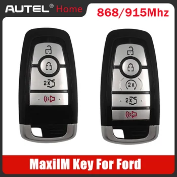 1ШТ AUTEL Универсальный смарт-ключ Высокой частоты 868/915 МГц Для Ford IKEYFD004AH/IKEYFD005HL работает с MaxiIM KM100 IM508 IM608PRO