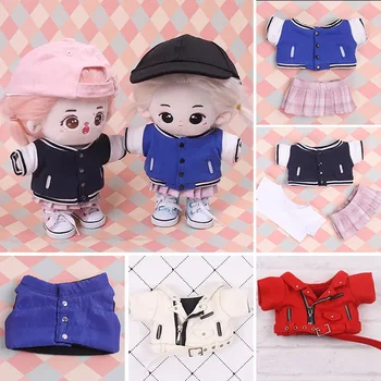 20 см детская одежда JK юбка комплект униформа кукла бейсбольная одежда детская одежда плиссированная юбка кукольная одежда аксессуары для кукол