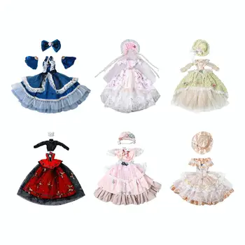 24-дюймовая кукла Платье в стиле ретро Кукольная одежда Наряды Платье для 1/3 куклы BJD