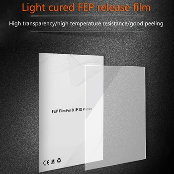 2ШТ Пленка для снятия пленки FEP для 3D-принтера Mars/ANYCUBIC S/HALOT-ONE LCD SLA DLP, 200 x 280 x 0,1 мм