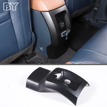 ABS Матово-черная рамка для выпуска вентиляционного отверстия заднего кондиционера автомобиля, накладка на панель защиты от ударов для Ford Maverick 2022 Аксессуары