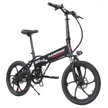 RANDRIDE YA20 Электрический велосипед 110 КМ 20-дюймовые шины 500 Вт 48 В 12,8 АЧ Электрический Велосипед Складная Подвесная Вилка