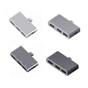 USB Type C Концентратор 4 в 1 Высокоскоростной Адаптер Передачи Данных для ПК Ноутбук Челнока