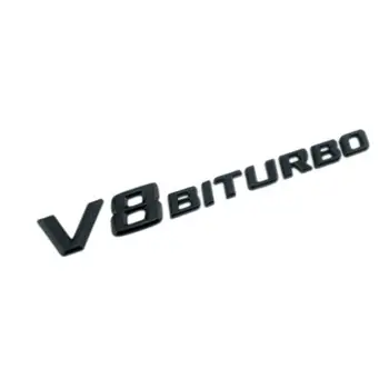 Автомобиль Авто Эмблема Логотип автомобиля Значок BITURBO Elblem Подходит для наклейки на кузов автомобиля Mercedes