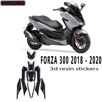 Аксессуары Forza300 Протектор 3D Комплект Наклеек Из Эпоксидной Смолы Для Honda Forza 300 Forza300 2018 - 2020