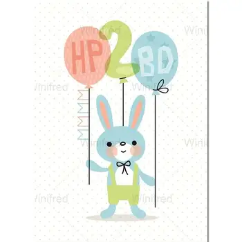 Алмазная живопись с полной квадратной/круглой дрелью HP BD Rabbit 5D DIY Алмазная вышивка, Мозаичная картина, художественный декор, подарок на 2-й День рождения