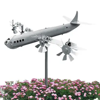 Ветряные блесны для самолетов, Портативное Садовое искусство, Декоративная 3D Скульптура ветра на открытом воздухе, Многофункциональный Садовый Кинетический