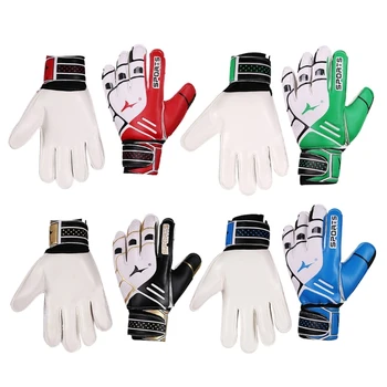 Вратарские перчатки, дышащие футбольные вратарские перчатки, детские вратарские перчатки из латекса 4 мм