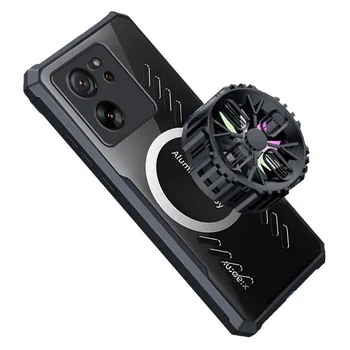 Геймерский Чехол для Телефона Xiaomi 13T PRO K60 Ultra 5G Тепловыделяющая Графеновая Магнитная Крышка Беспроводной Тонкий Корпус Для Геймера