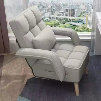 Гостиная из скандинавской современной ткани, одноместный диван-подушка, маленький диван-кресло для отдыха