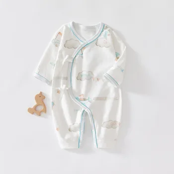 Детская Одежда Summer Monk Harper Creeper Весна/Лето Тонкое Боди Для Новорожденных