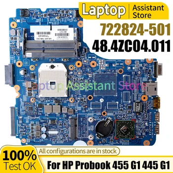 Для HP Probook 445 G1 455 G1 Материнская плата ноутбука 12240-1 722824-501 AMD CPU 100％ Тестовая Материнская Плата ноутбука