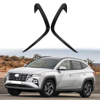 для Hyundai Tucson NX4 2020 2021 Передняя противотуманная фара, накладка на бампер, молдинг, украшение для бровей, век