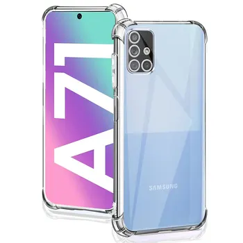 Для Samsung Galaxy A71 4G Чехол Силиконовый Мягкий Противоударный Прозрачный Чехол Для Samsung A71 Прозрачный Чехол Для Samsung A71 Funda Coque