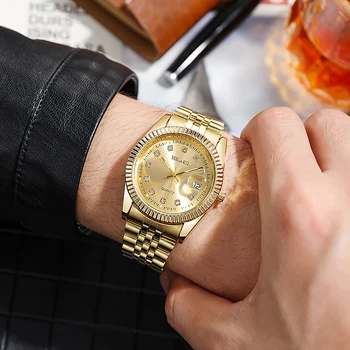 Дропшиппинг 2020 самые продаваемые продукты Полностью Стальные Мужские Кварцевые Часы Люксового Бренда Высшего Качества zegarek meski relógios masculino