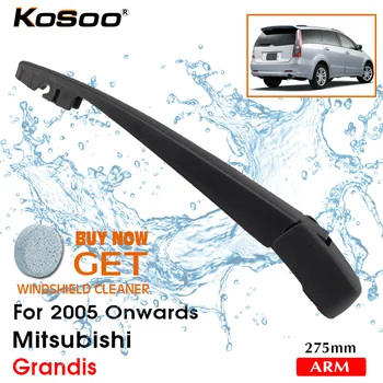 Заднее лезвие KOSOO Auto для Mitsubishi Grandis, 275 мм, 2005 г. выпуска, рукоятка щеток стеклоочистителя заднего стекла, аксессуары для стайлинга автомобилей