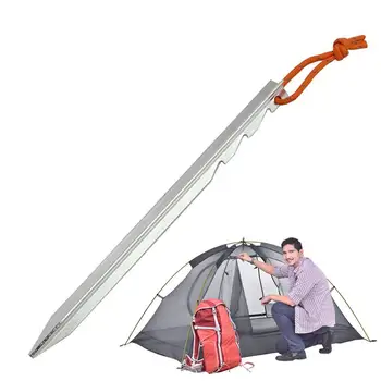 Колья для палатки, колышки, 18-сантиметровые ветрозащитные алюминиевые шипы для кемпинга со светоотражающими тросами, аксессуары для кемпинга, палатки для садоводства, брезент