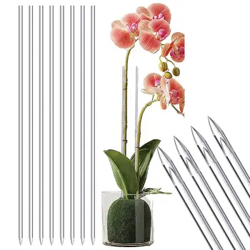 Колья для поддержки растений Прозрачные палочки для орхидей Акриловые держатели для виноградной лозы Садовые инструменты Колья для растений для цветов Комнатные растения