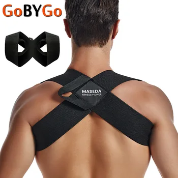 Корректор осанки, регулируемый для поддержки ключиц, облегчающий боль в шее, спине, плечах, изменяющий форму вашего тела Унисекс