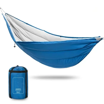 Легкий складной гамак, Теплое одеяло, Водонепроницаемый гамак-палатка, Портативный спальный мешок для кемпинга на открытом воздухе, пеших прогулок.