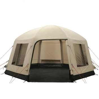 Лучшая цена 8-Местная большая водонепроницаемая воздушная пневматическая палатка на открытом воздухе с надувным газоном, арабская палатка для кемпинга на продажу
