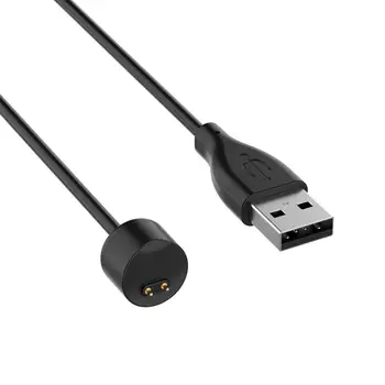 Магнитный кабель, высококачественные кабельные аксессуары, подходящий черный кабель для зарядки Mi Band 5, прочный USB-зарядное устройство 5 В, новый