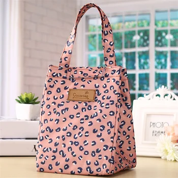 Модная сумка для ланча с тепловой изоляцией, милые многоцветные сумки-коробки для завтрака, женские портативные Ручные сумки для пикника и путешествий.