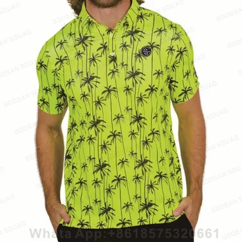 Мужская рубашка-поло для отдыха, мужские поло в стиле пэчворк с короткими рукавами, качественная повседневная летняя брендовая мужская одежда, мужские рубашки-поло для гольфа