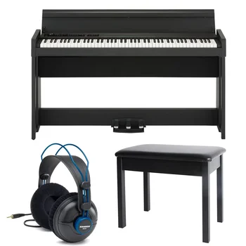 (НОВАЯ СКИДКА) Цифровое пианино Korg C1 Air Bluetooth с 88 клавишами и 3 клавиатурами Hammer Action + наушники