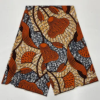 Новейшая мода Африканская Восковая ткань 100% Хлопок Нигерия Анкара Восковые Ткани Блок Принты Батик Голландский Высококачественная Швейная ткань