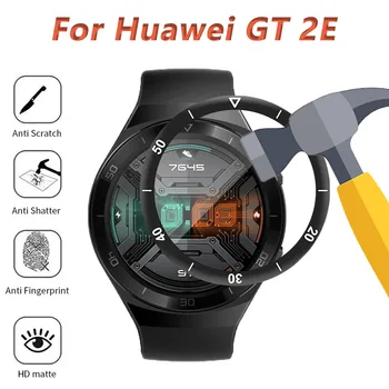 Новое ультратонкое изогнутое закаленное стекло для Huawei Watch GT 2E HD Прозрачная защитная пленка от царапин, защитные пленки для экрана Huawei GT2E