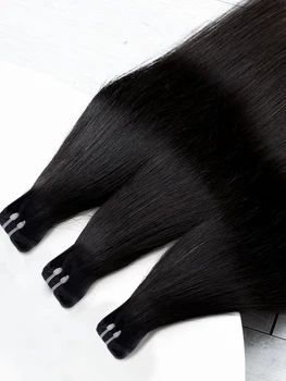 Плетеные Пучки Волос Bone Прямые Пучки Человеческих Волос 100% Наращивание Волос Для Женщин 30 Incn Необработанные Человеческие Волосы Бразильского Производства В Продаже