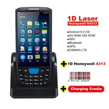 Портативный Android PDA 1D Honeywell N4313 Сканер штрих-кодов Зарядная Подставка 4G WiFi GPS Прочный Терминал Сбора Данных