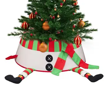 Пояс Санта-Клауса, Рождественская вечеринка с воротником в виде рождественской елки, Милая подставка для воротника в виде рождественской елки, сувениры для рождественских вечеринок, семейные посиделки