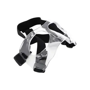 Прозрачный спортивный шлем для женщин и мужчин, Регулируемая спортивная маска для лица с защитой от столкновений, Эластичный ремешок, Баскетбольная маска для софтбола