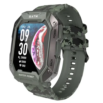 Смарт-часы для мужчин, фитнес-трекер, смарт-браслет, 5ATM, водонепроницаемый, Bluetooth, монитор кислорода в крови, пульсометр, часы