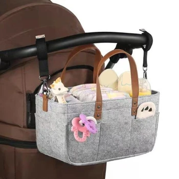 Сумка для детских подгузников большой емкости, сумка для мамы и беременных, портативная многофункциональная водонепроницаемая сумка для подгузников по уходу за ребенком