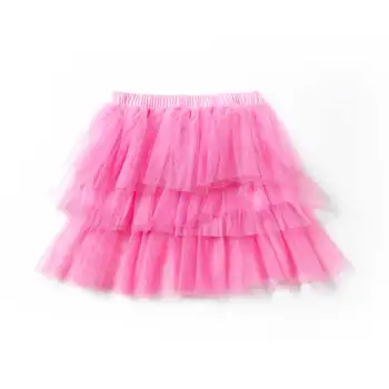 Танцевальные Юбки Для Маленьких Девочек 5 лет, Однотонное Розовое Газовое Детское Платье, Детские Мини-юбки