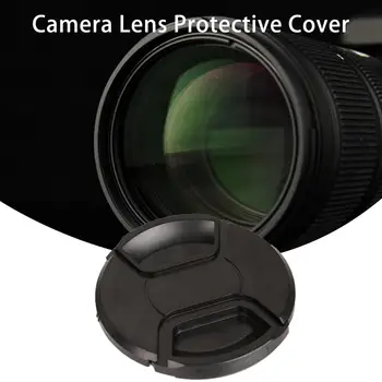 Удобная крышка объектива камеры с защитой от потери троса Маслостойкая амортизирующая защитная крышка объектива