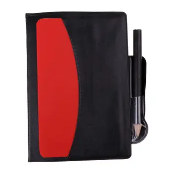 Футбольный блокнот-Бумажник Футбольного Судьи с Красной карточкой и желтой карточкой и карандашом