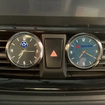 Часы для украшения автомобиля модифицированные электронные кварцевые часы для салона автомобиля DFMC Venucia T70 T90 D60 M50V M50 DFSK U-Образная лопасть Succe C37