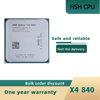 Четырехъядерный процессор AMD Athlon X4 840 3,1 ГГц, процессор AD840XYBI44JA с разъемом FM2 +